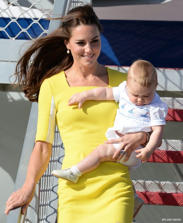 Kate re-wears yellow Roksanda dress from 2014 tour of Australia to mark ...