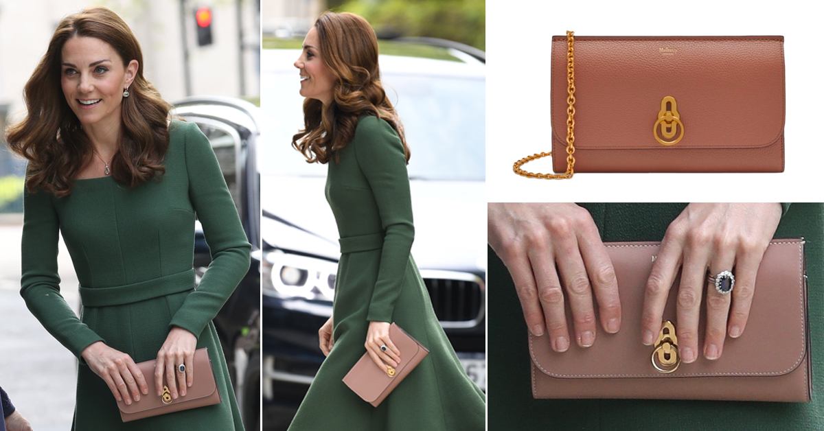 Kate Middleton's Mulberry Mini Seaton Bag in Black