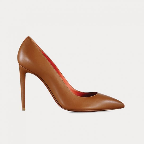 ralph lauren brown pumps