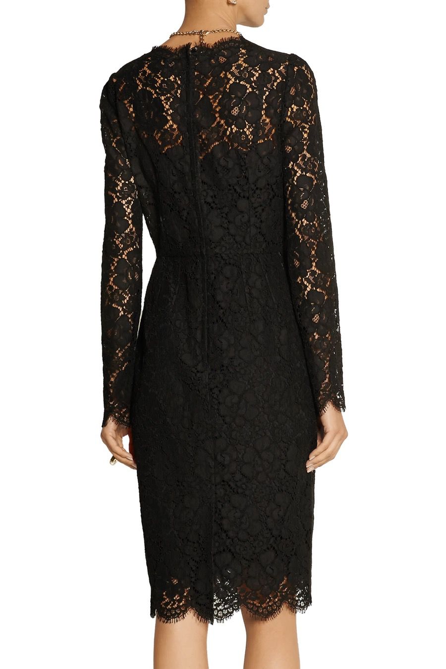 Dolce gabbana black hot sale dress with flowers