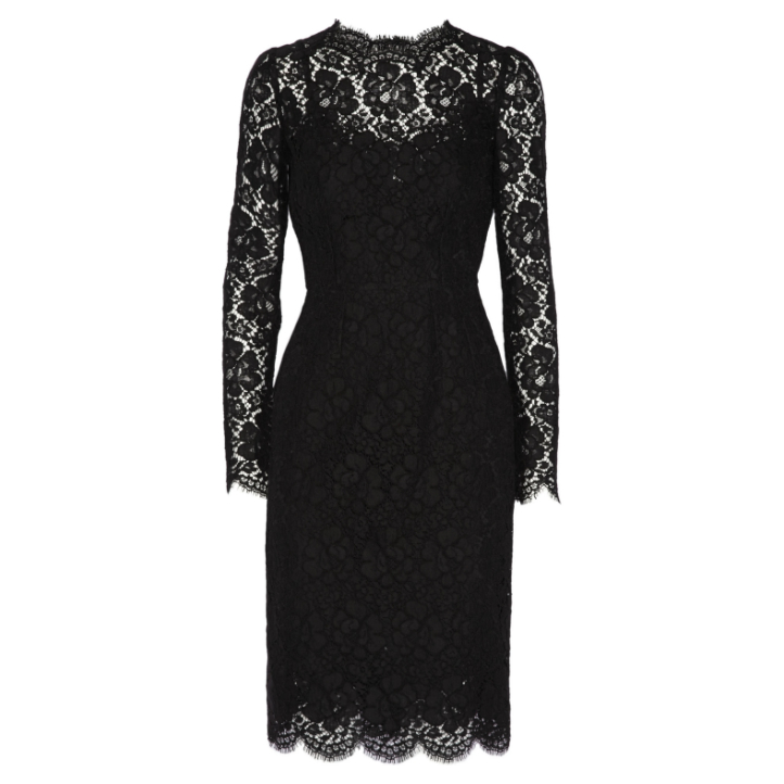 Kate Middleton's Dolce and Gabbana Black Lace Dress