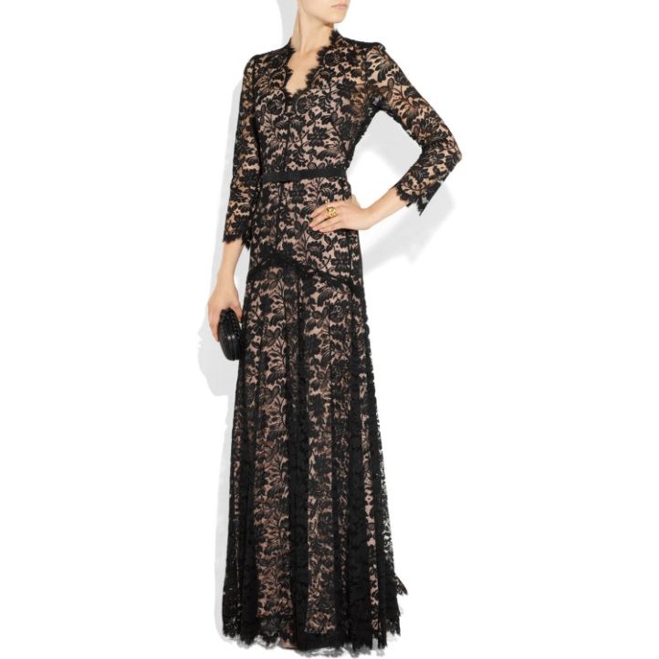 Kate Middleton's Temperley London Amoret Black Lace Gown