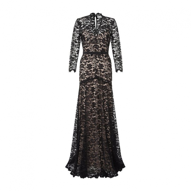 Temperley London Amoret Black Lace Gown