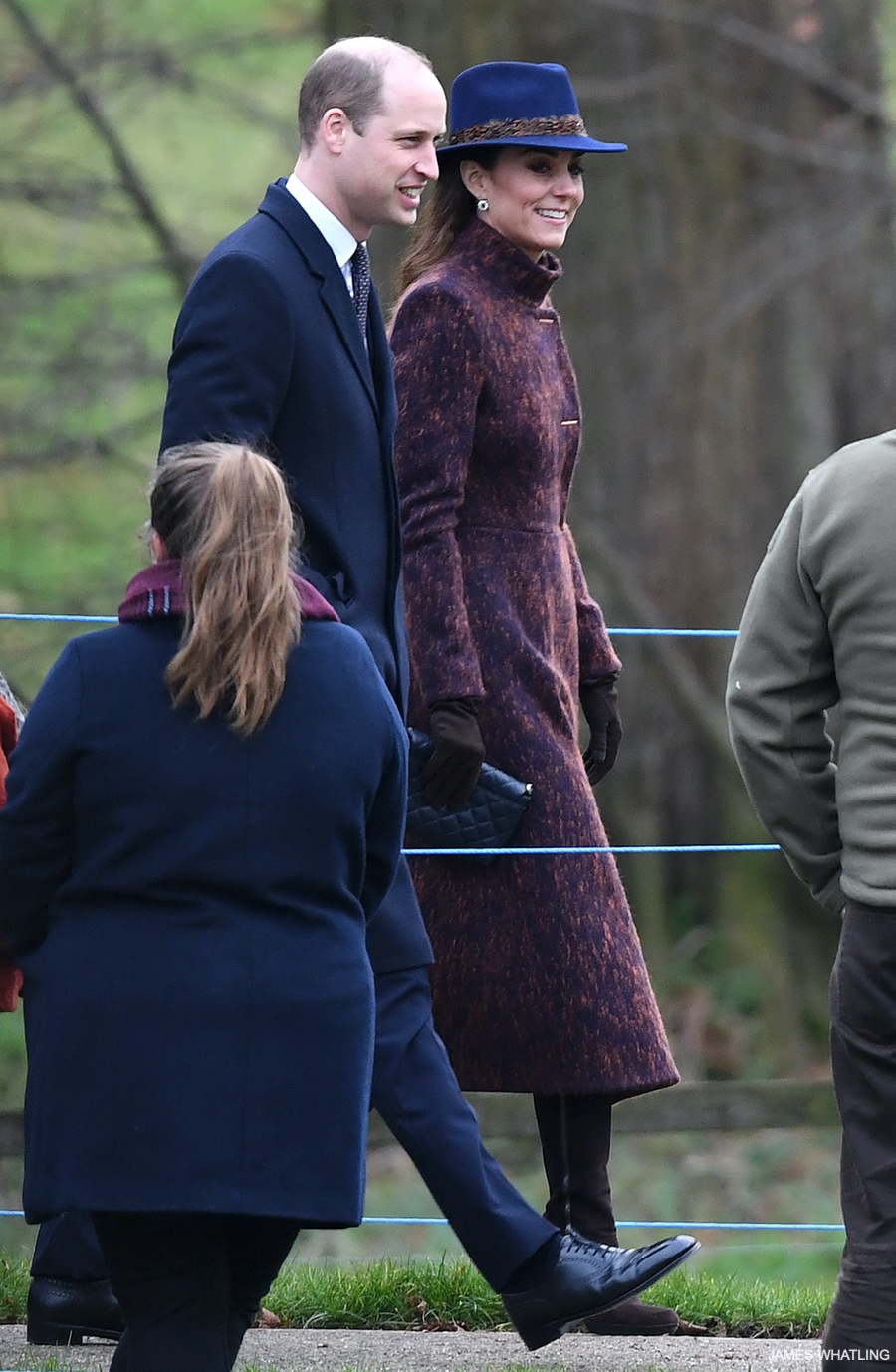 Kate in Roksanda for Sunday service at St Mary Magdalene Church 2020