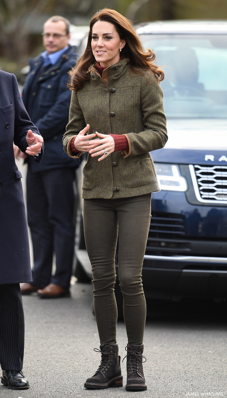 Kate Middleton s Tweed Jacket Dubarry Bracken Coat in Heath