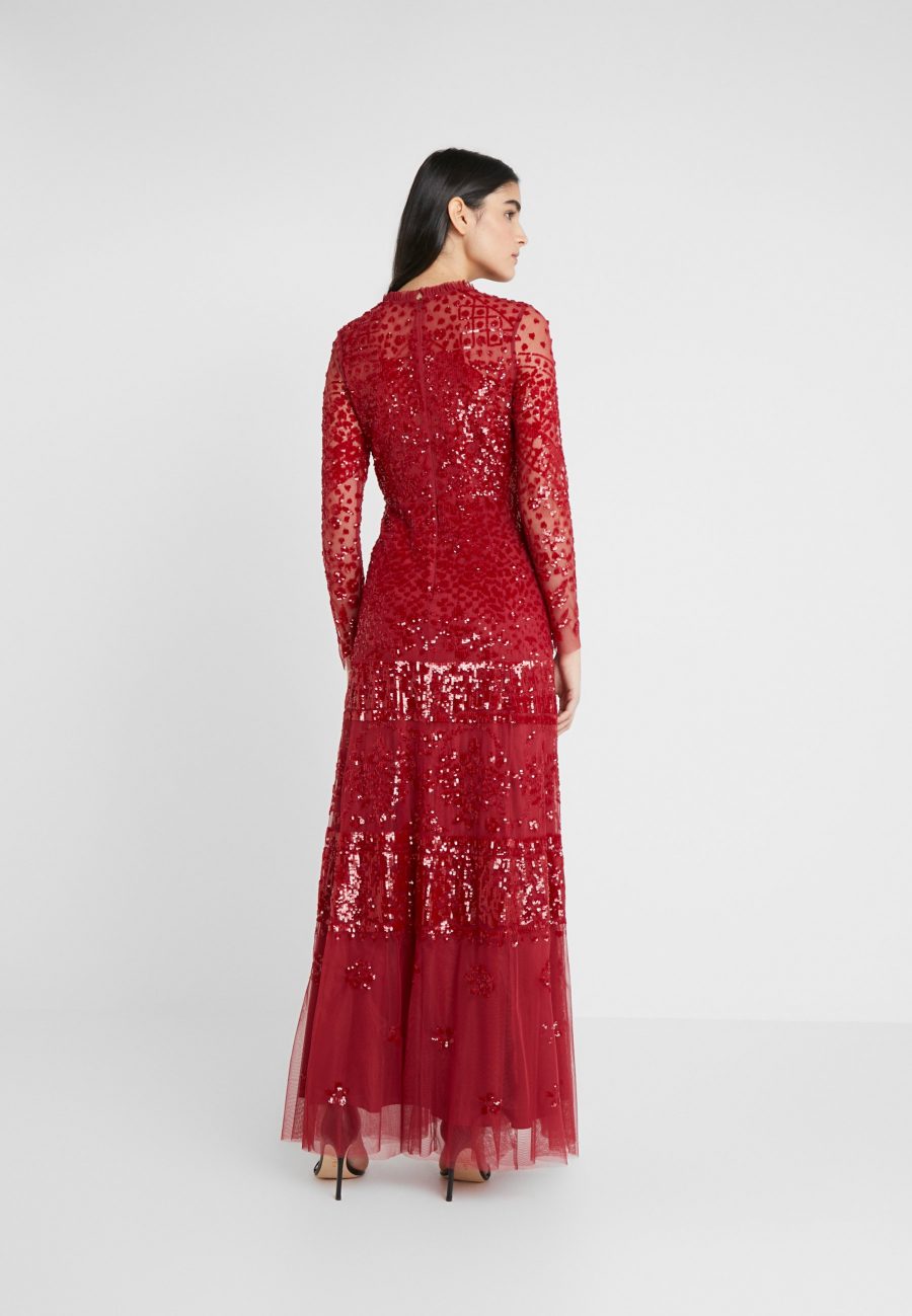 Needle & Thread Red Sequin Dress NWT- Size UK 18 (US 14) AS SEEN ON KATE  MIDDLETON