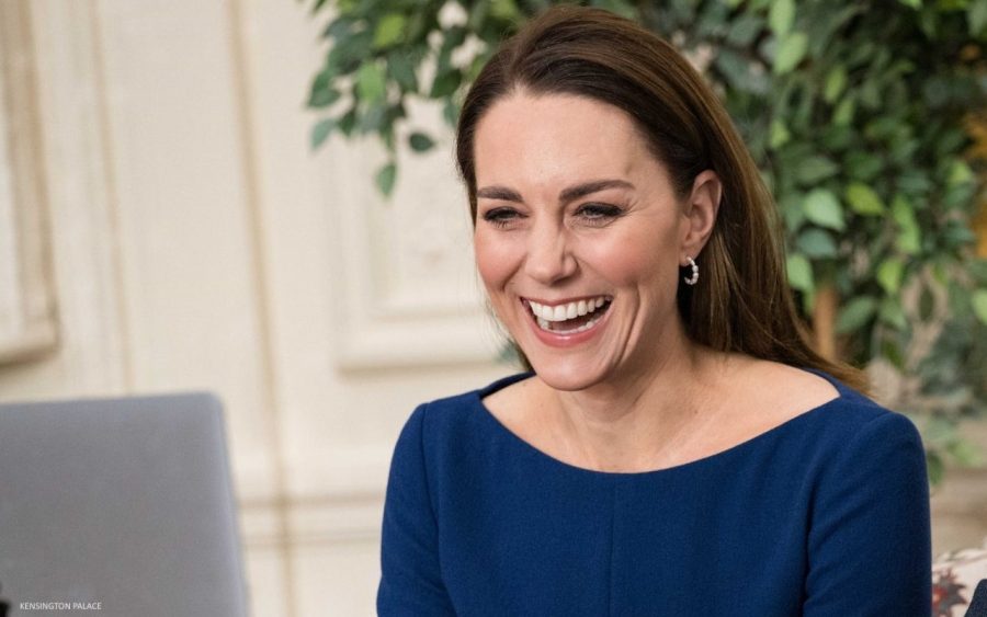 Kate brings back blue Emilia Wickstead dress for Commonwealth Day video