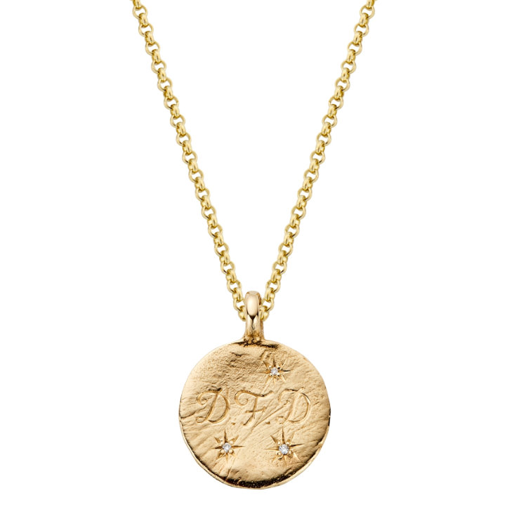 Half moon necklace in silver or gold-plated – Véronique Roy Jwls