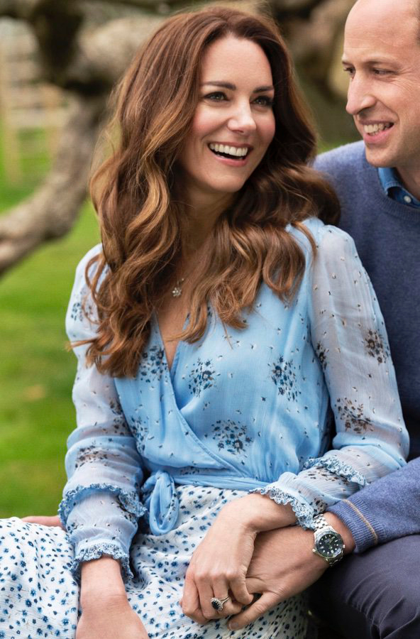 kate middleton blue ghost dress