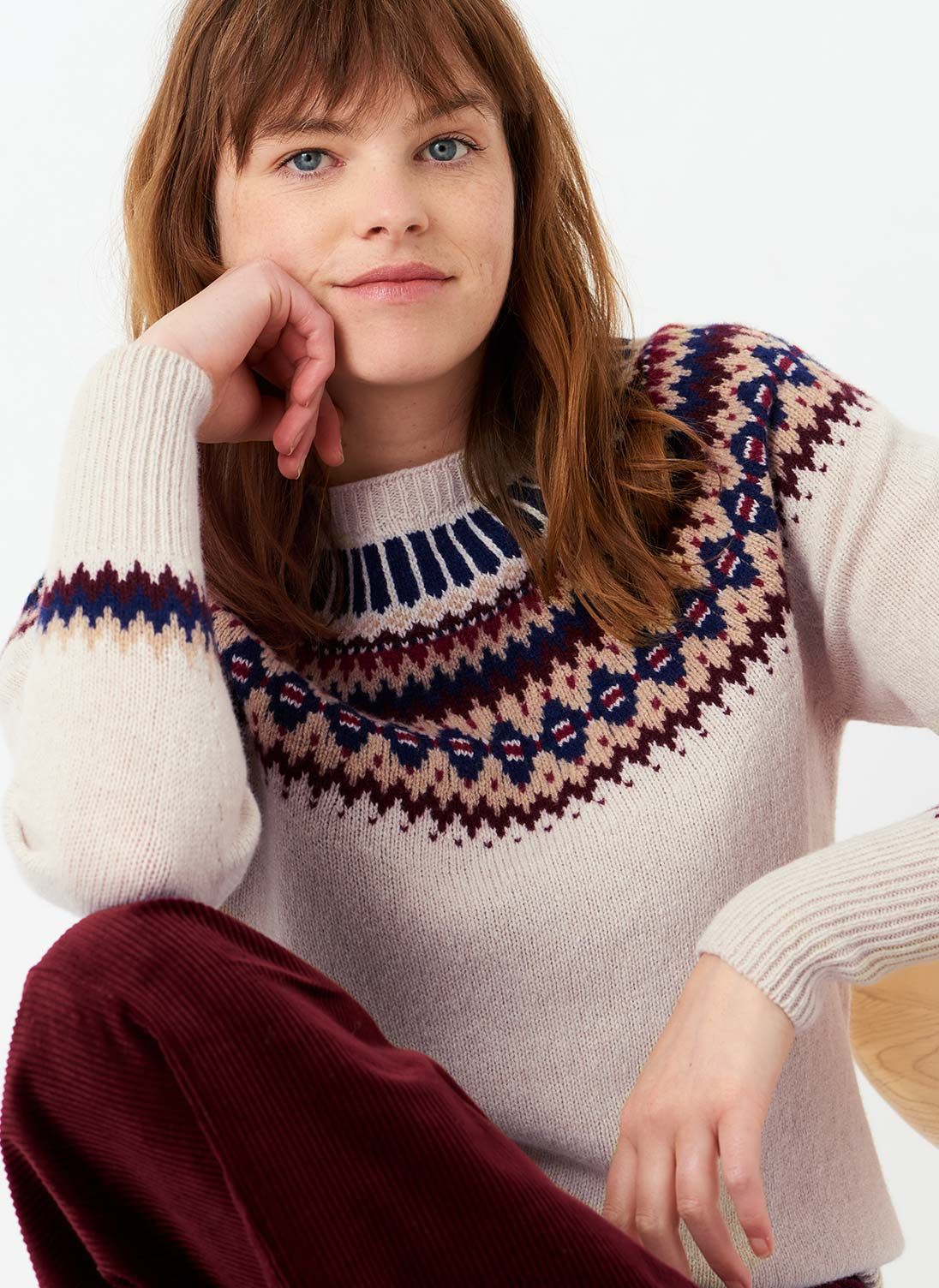 Kate Middleton's Fair Isle sweater by Brora x Troy London