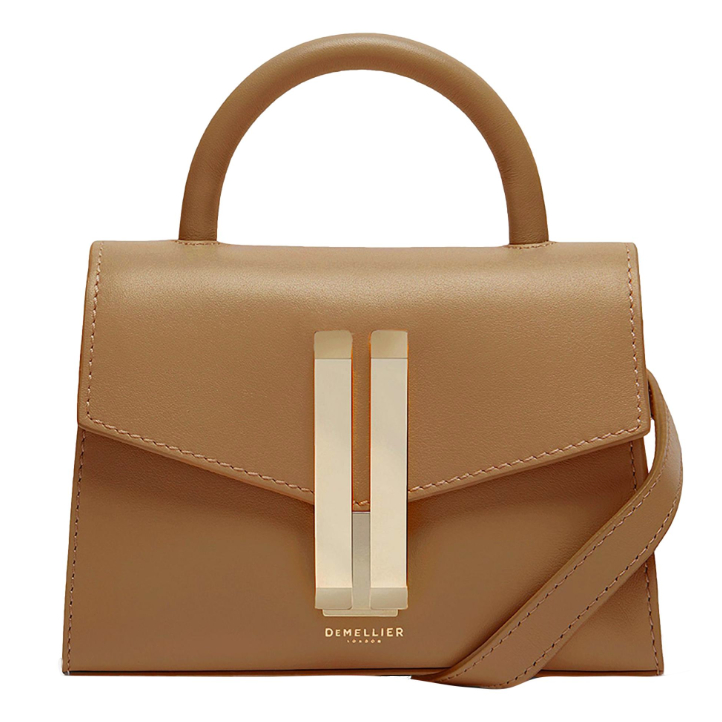 Product shot of the DeMellier Nano Montreal bag in toffee