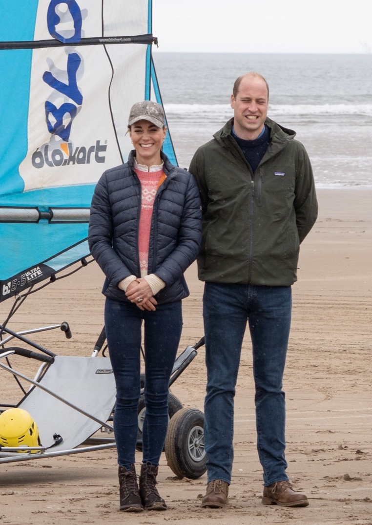 Scotland Tour Day 3:  Kate is pretty in pink for beach visit