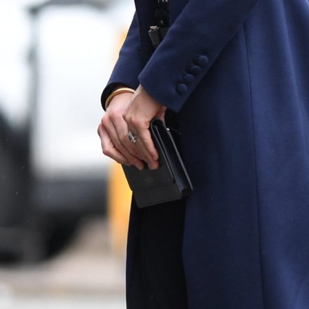 Kate Middleton's Smythson Panama Purse in Navy Blue