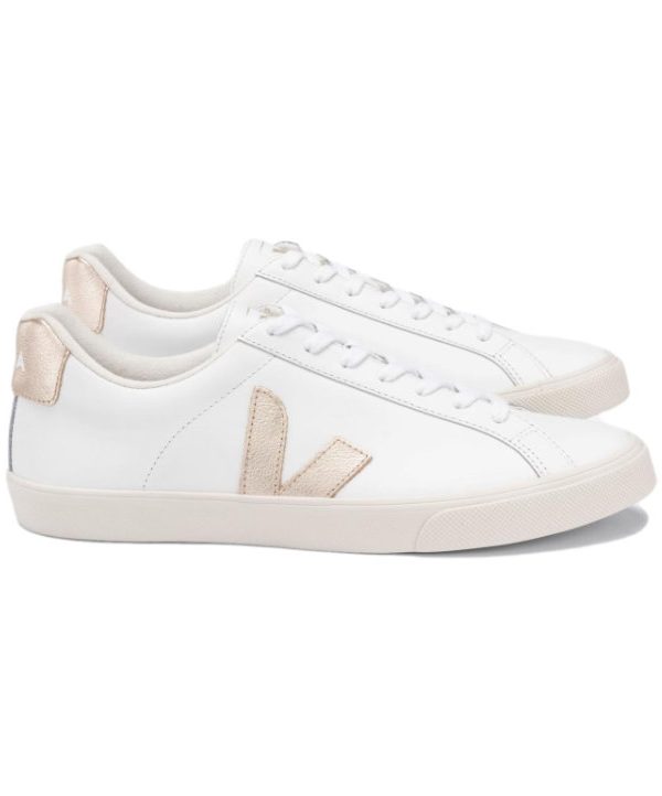 veja esplar metallic low top sneakers