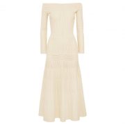 Kate Middleton's white off-the-shoulder dress by Barbara Casasola