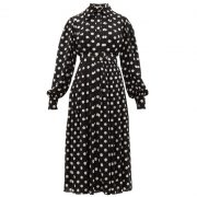 Kate Middleton's black & white polka dot Emilia Wickstead Anatola dress