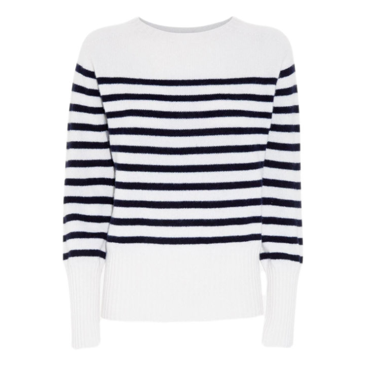 Erdem Lotus Striped Cashmere Jumper