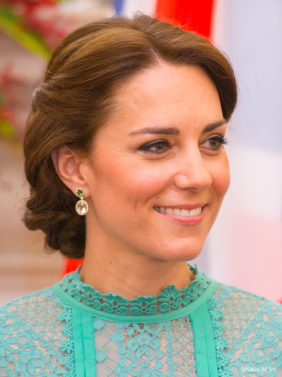 Sapphire  Diamond Oval Drop Earrings  Kate Middleton Earrings  Kate  middleton earrings Kate middleton jewelry Drop earrings