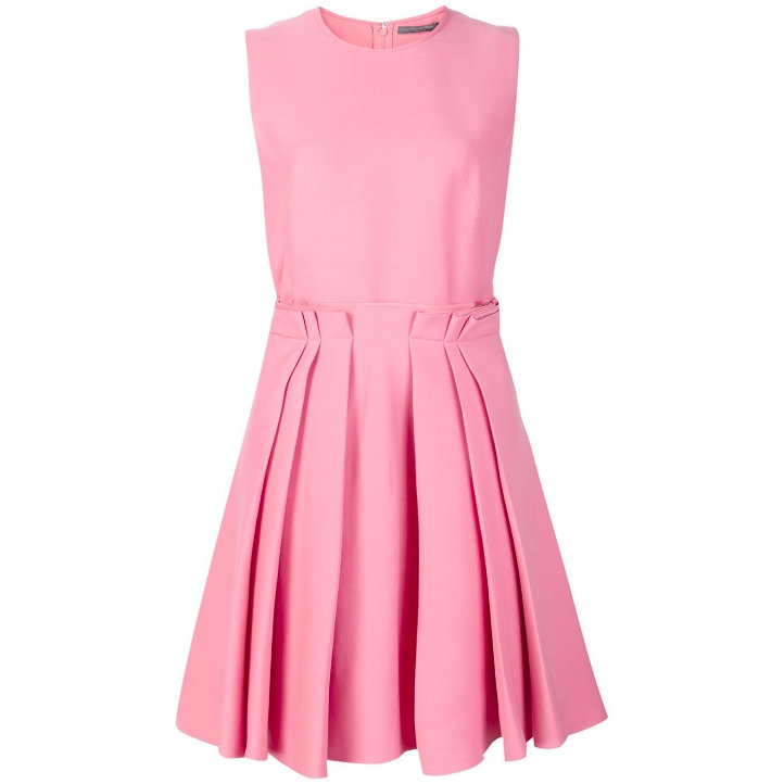 Kate Middleton's Alexander McQueen Pleated Dress in Pink