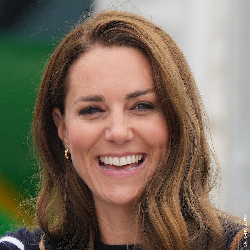 Kate Middleton's affordable gold hoop earrings by Orelia London