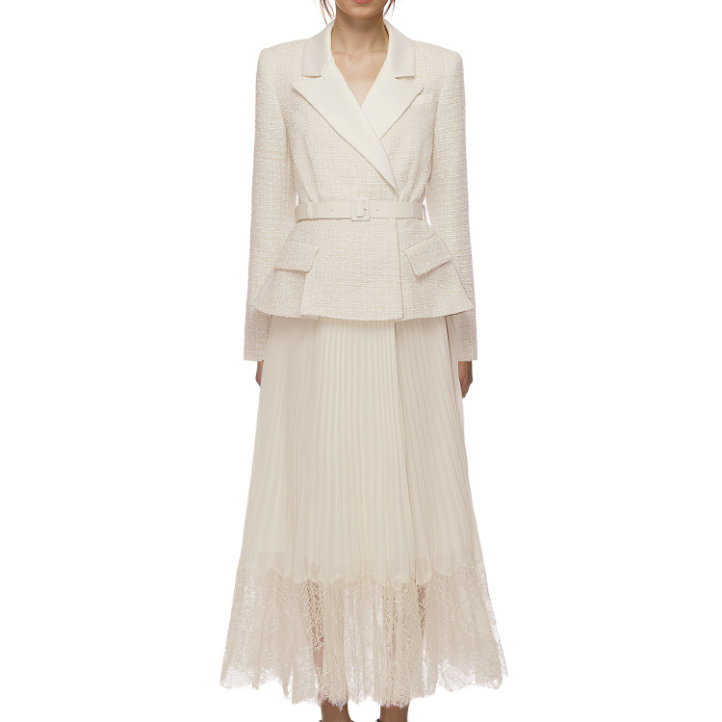 Kate Middleton's Cream Blazer Dress by Self Portrait