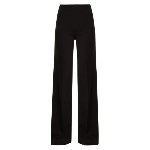 Kate Middleton's Roland Mouret Axon wide-leg trousers in black