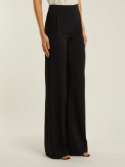 Kate Middleton's Roland Mouret Axon wide-leg trousers in black