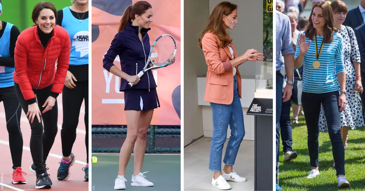 Kate Middleton's sneakers & trainers • 12+ pairs listed here!