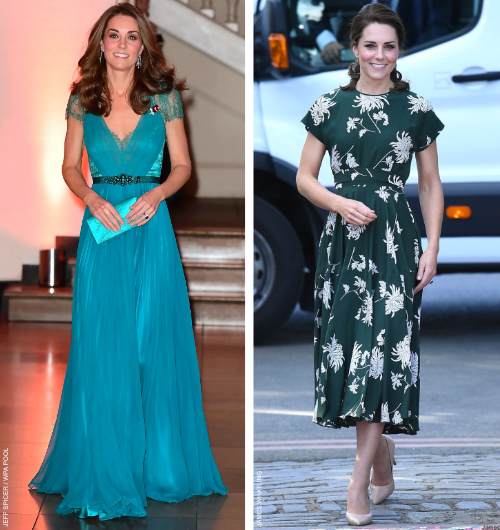 Kate Middleton's dress styles