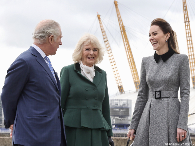 Kate joins Charles and Camilla for joint engagement