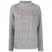 Kate Middleton's grey funnel neck sweater by Ralph Lauren