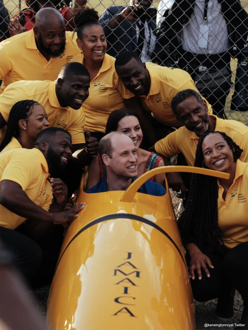 Kate Middleton wears colourful vintage dress to visit Trench Town