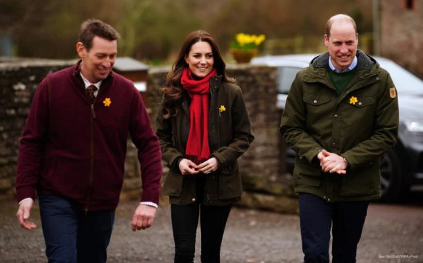 Kate nails workwear chic for PACT visit