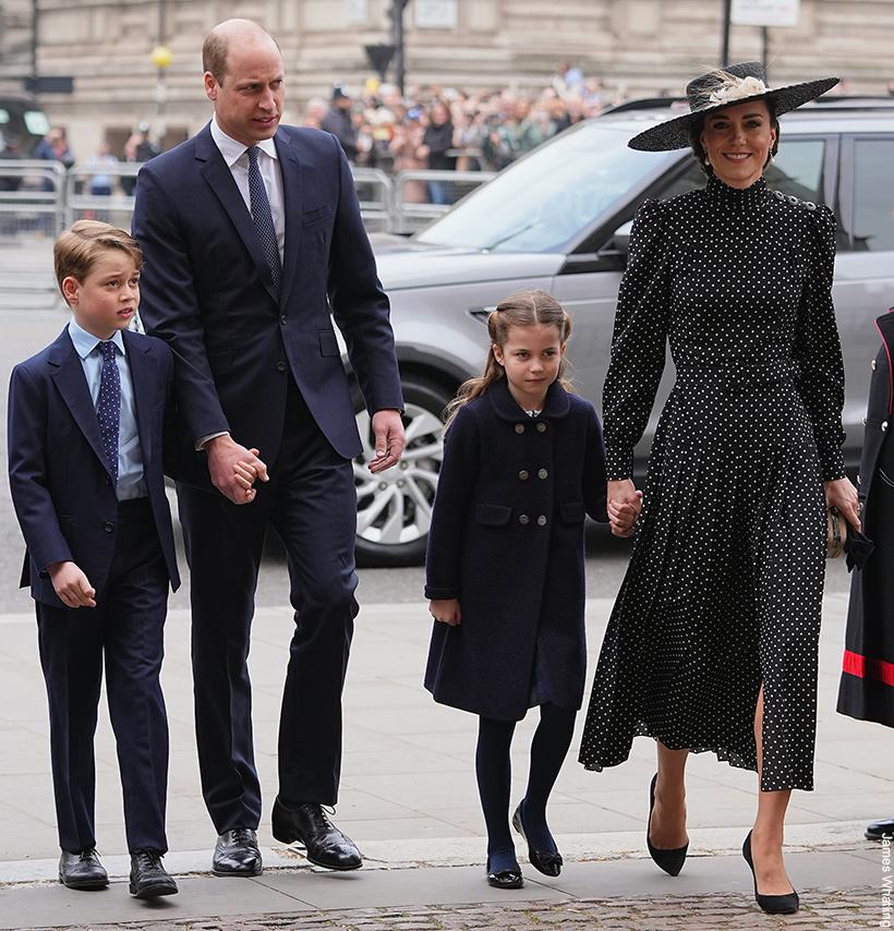 Kate Middleton's Easter Outfit 2022 - Duchess in Blue Coat Dress