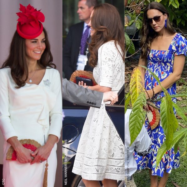 Kate Middleton's Anya Hindmarch Fan Shaped Clutch Bag