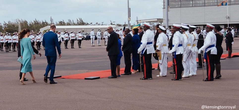 Kate Middleton's Aquamarine/Blue Dress in the Bahamas is by Emilia