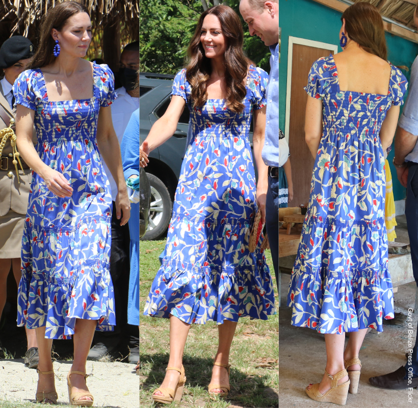 It's Tory Burch and Old Favorites for Royal Tour Day Two – What Kate Wore