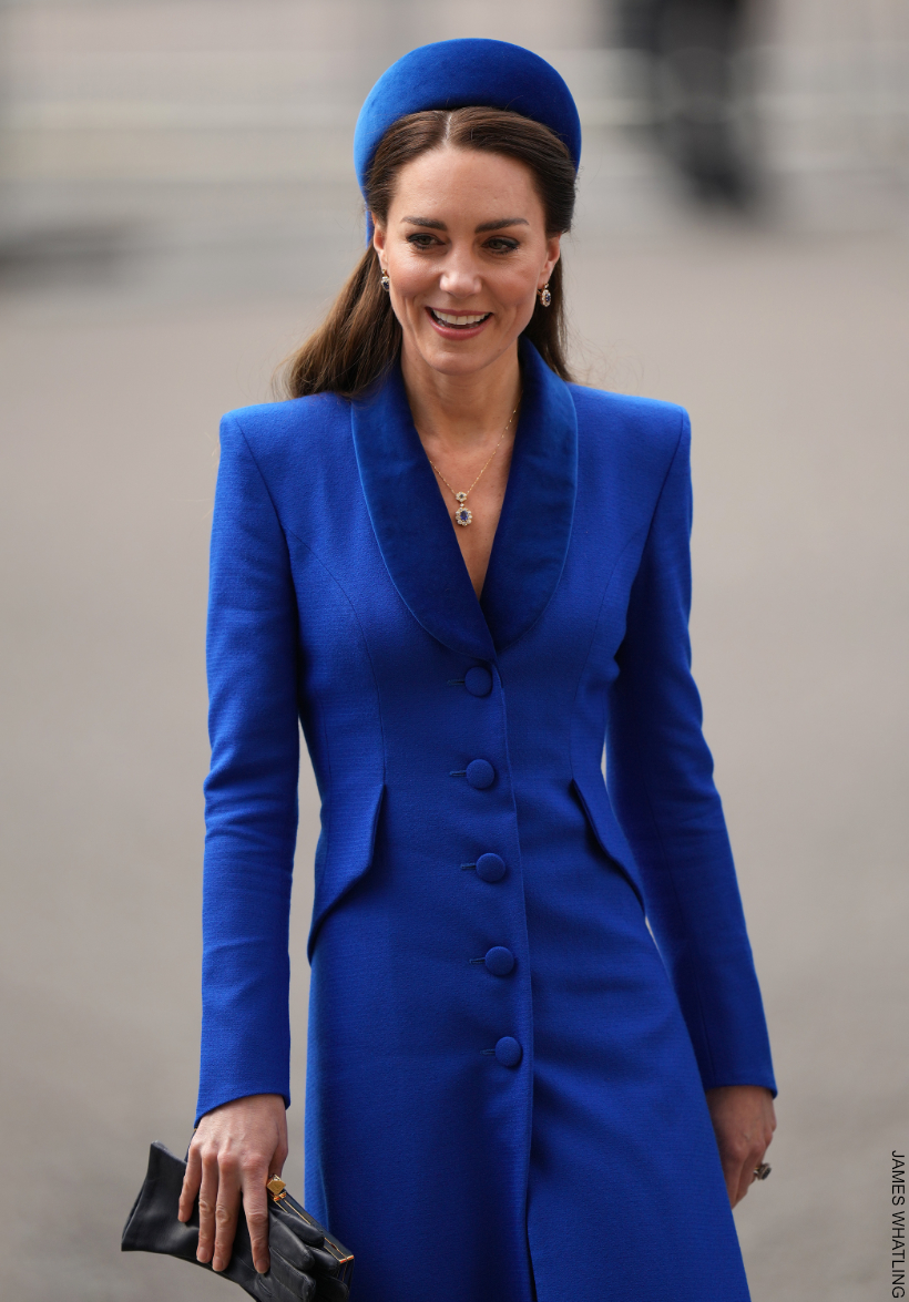 The Duchess of Cambridge at the Commonwealth Service at Westminster Abbey, London, UK, on the 14th March, 2022.