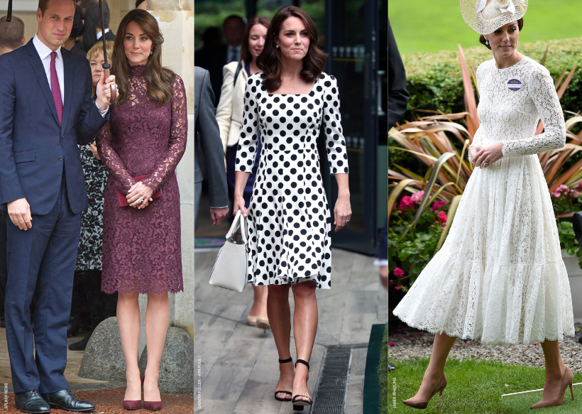 Kate Middleton in Dolce & Gabbana - D&G dresses, coats, skirts & bag