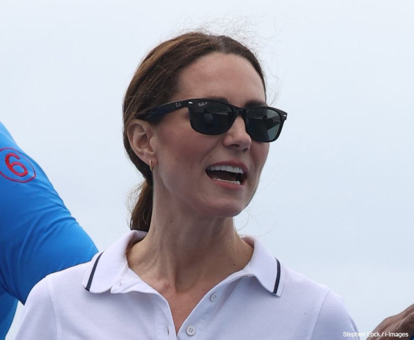 Kate Middleton's Ray-Ban New Wayfarer Sunglasses in Black/Green