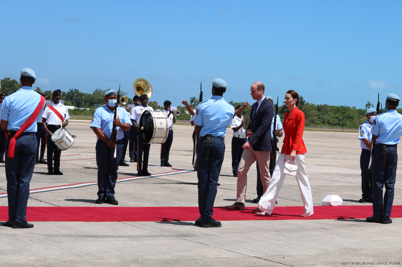 Kate Middleton Wears Vintage YSL Red Jacket For Her Belize Departure