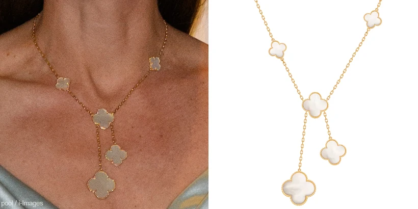 Van Cleef & Arpels Magic Alhambra Necklace with 6 Motifs - Kate Middleton  Necklace - Kate's Closet