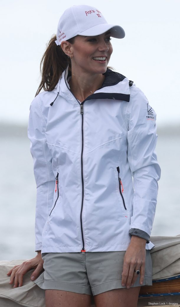 Kate Middleton's White Waterproof Sailing Jacket by Tribord