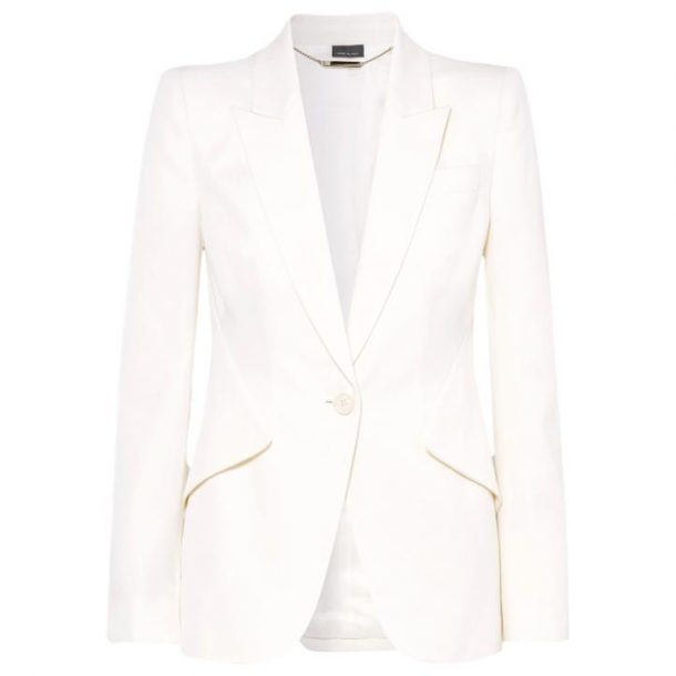 Express White Suit Jacket | gbareporter.com