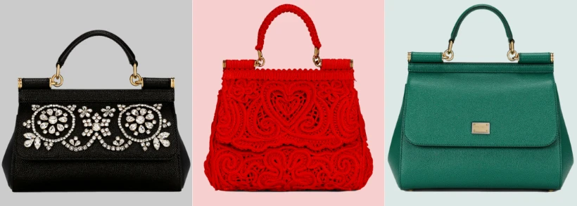 Dolce & Gabbana Sicily Bag in Rose - Kate Middleton Bags - Kate's Closet