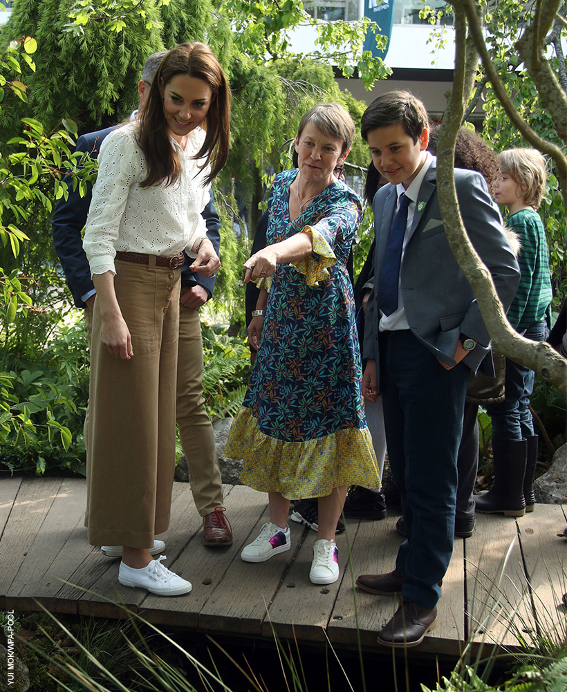 Kate Middleton's Massimo Dutti Camel Brown Culottes