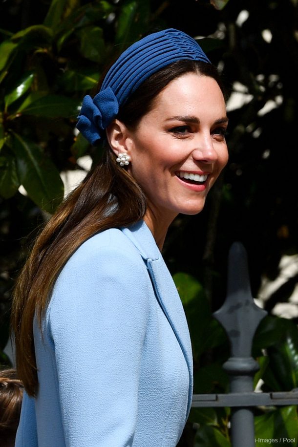 Kate Middleton's Easter Outfit 2022 - Duchess in Blue Coat Dress