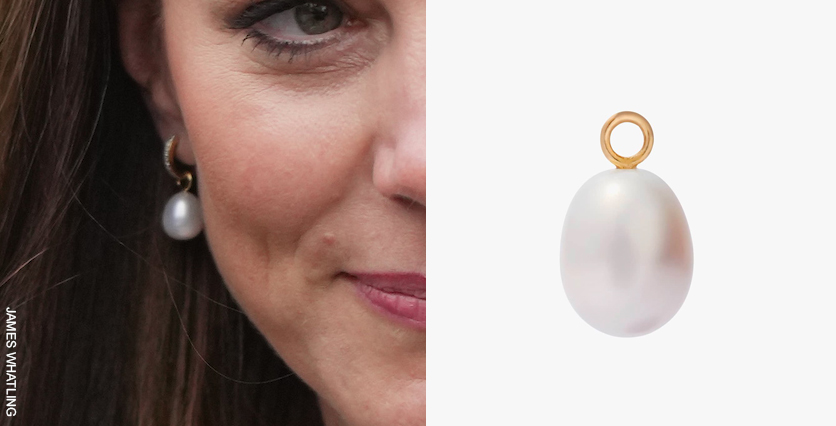 Kate Middleton's Pearl Earrings - Annoushka Baroque Pearl Drops