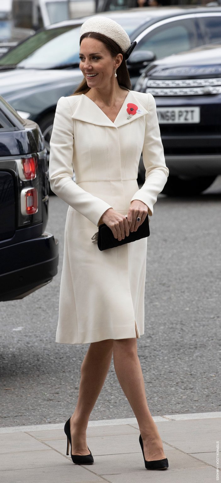Kate Middleton's creamwhite outfit on Anzac Day 2022 — free download