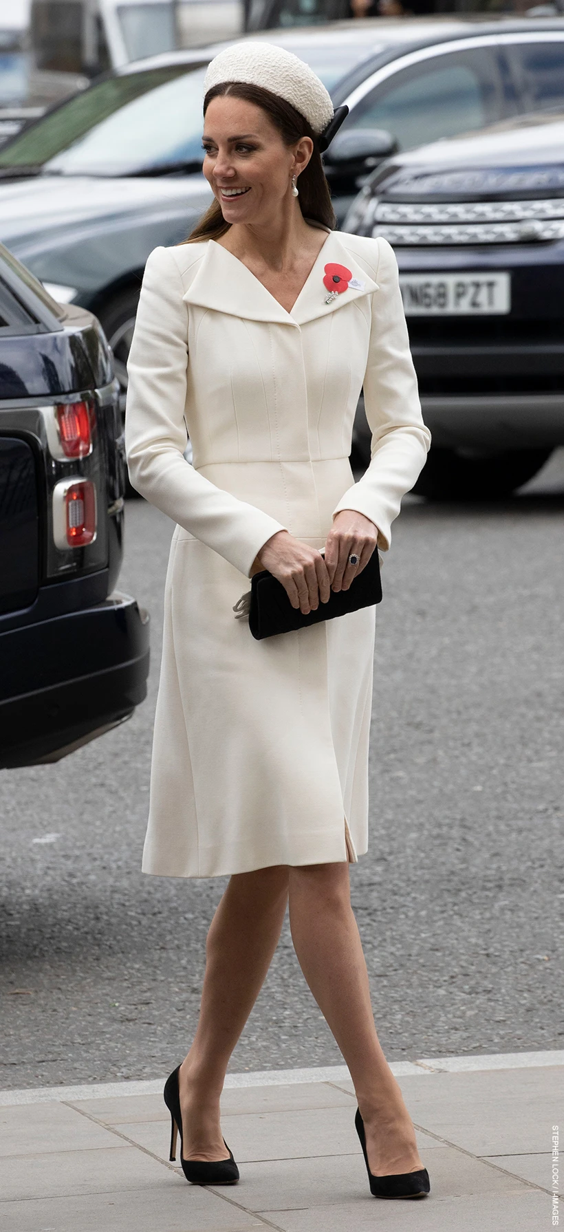 Kate Middleton White Coat Dress | tyello.com